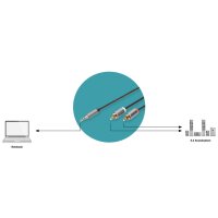 DIGITUS Câble adaptateur audio...