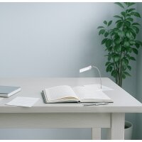 KLEIBER Mini Lampe à pince LED, à piles, blanc