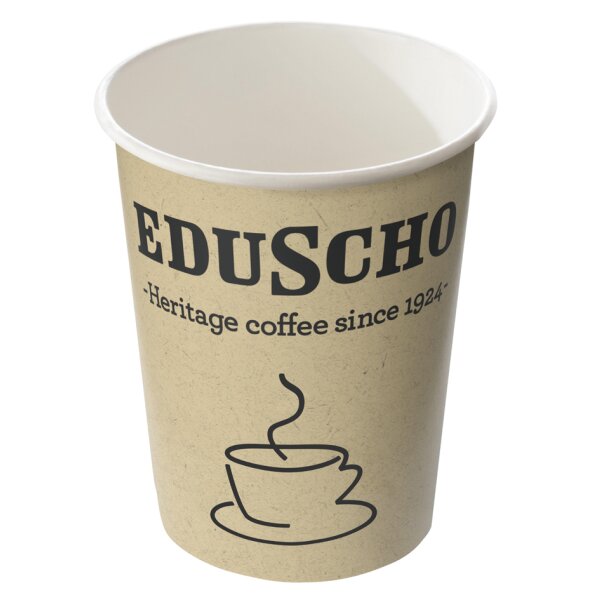 Eduscho Hartpapier-Kaffeebecher "To Go", 0,3 l