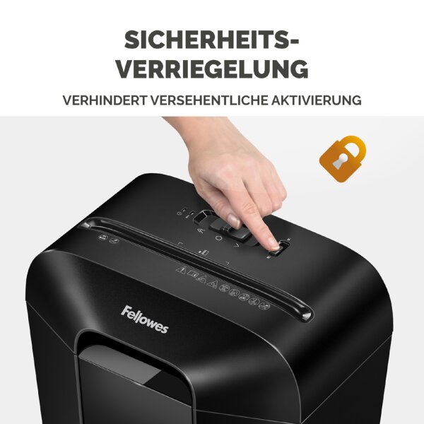 Fellowes Destructeur de documents Powershred LX41, noir
