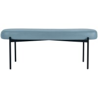 PAPERFLOW Banc oval GAIA, taille L, habillage similicuir