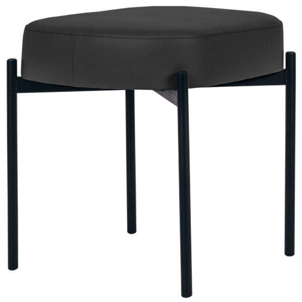 PAPERFLOW Banc oval GAIA, taille S, habillage similicuir