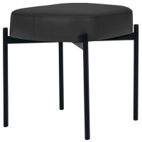 PAPERFLOW Banc oval GAIA, taille S, habillage similicuir