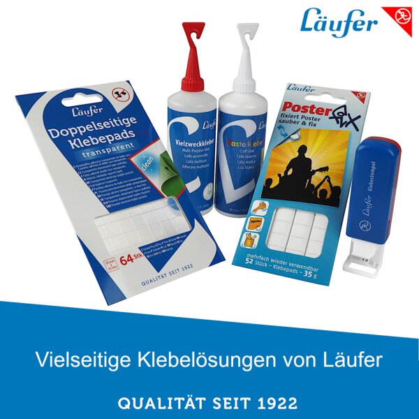 L&auml;ufer Colle de bricolage, 100 g, flacon avec capuchon