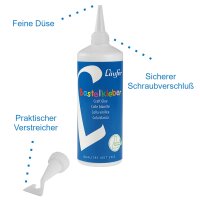 Läufer Bastelkleber, 100 g, Flasche mit Verstreicher