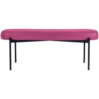 PAPERFLOW Banc oval GAIA, taille L, habillage similicuir