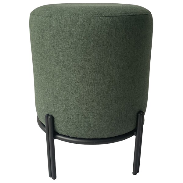 PAPERFLOW Hocker NEST, rund, Stoffbezug: anthrazit