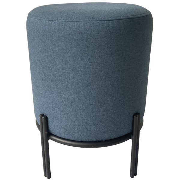 PAPERFLOW Hocker NEST, rund, Stoffbezug: anthrazit