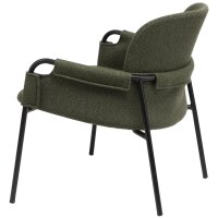 PAPERFLOW Fauteuil visiteur CLOTH, vert
