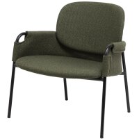 PAPERFLOW Fauteuil visiteur CLOTH, vert