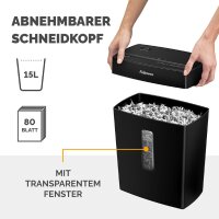 Fellowes Aktenvernichter Powershred P-42C, schwarz