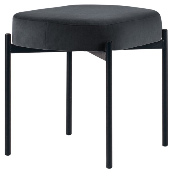 PAPERFLOW Banc oval GAIA, taille S, habillage velours