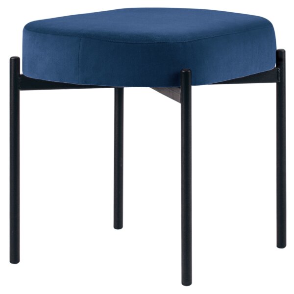 PAPERFLOW Banc oval GAIA, taille S, habillage velours