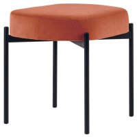 PAPERFLOW Tabouret GAIA, taille S, habillage velours