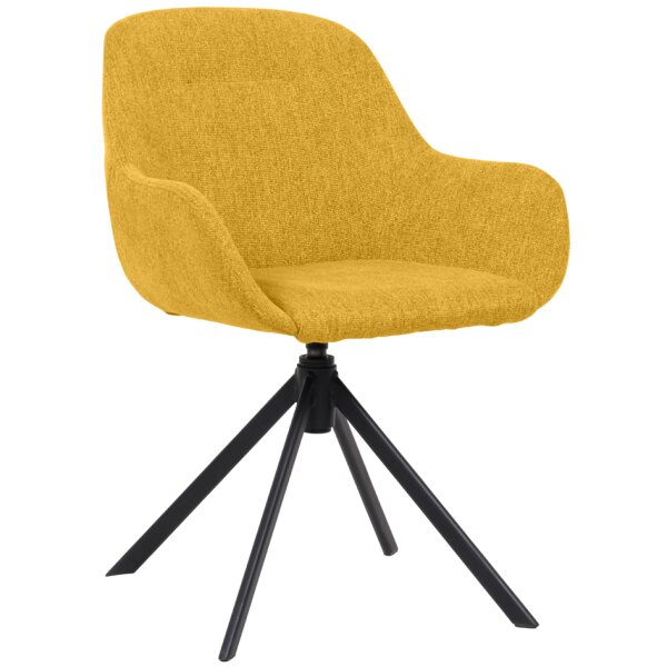 PAPERFLOW Fauteuil tournant SIRA, jaune