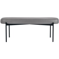 PAPERFLOW Banc oval GAIA, taille L, habillage similicuir