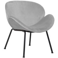 PAPERFLOW Fauteuil visiteur SMILE, gris