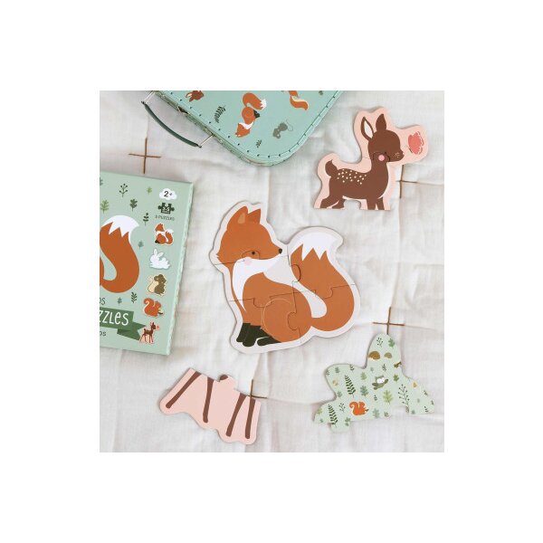 ALLC Puzzle PGPUFF05 Forest friends 5 pi&egrave;ces