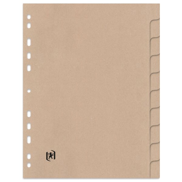 Oxford Intercalaires carton TOUAREG, uni, A4, 5 touches