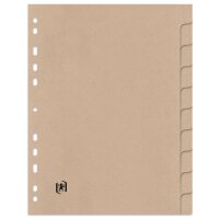 Oxford Intercalaires carton TOUAREG, uni, A4, 10 touches