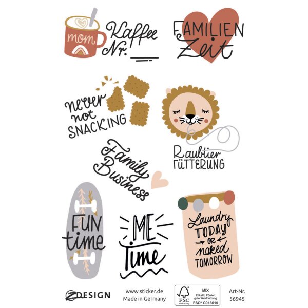 AVERY Zweckform ZDesign Sticker CREATVE "Schwangerschaft"