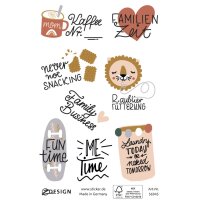 AVERY Zweckform ZDesign Sticker CREATVE "Schwangerschaft"