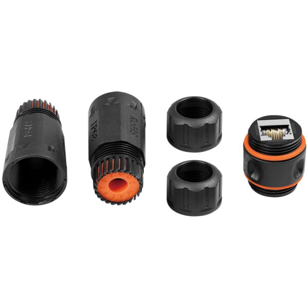 LogiLink Outdoor Patchkabel-Verbinder, Kat.6A, geschirmt