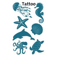 AVERY Zweckform ZDesign KIDS Tatouages Vie marine
