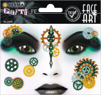 HERMA Face Art Sticker visage Steam Punk Marie