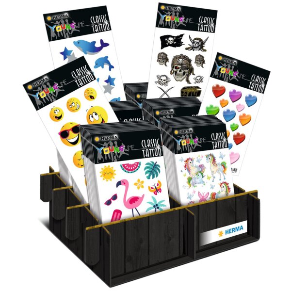 HERMA Tatouage CLASSIC Nouveautés 2023, présentoir
