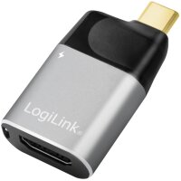 LogiLink Adaptateur graphique, USB-C - HDMI/USB-C