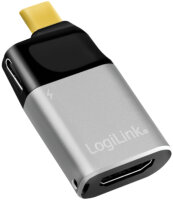 LogiLink Adaptateur graphique, USB-C - HDMI/USB-C