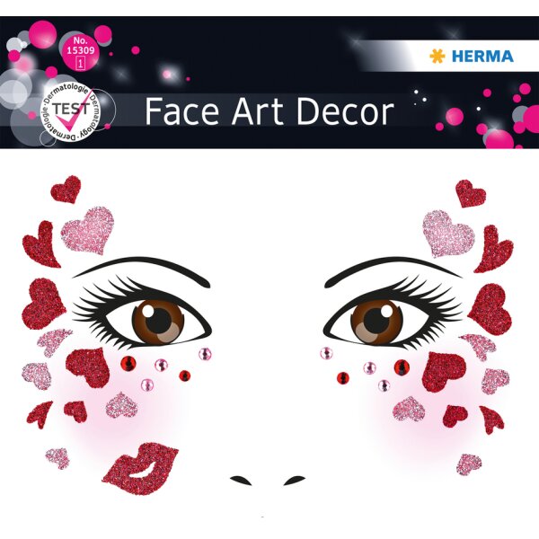 HERMA Face Art Sticker visage Araignée