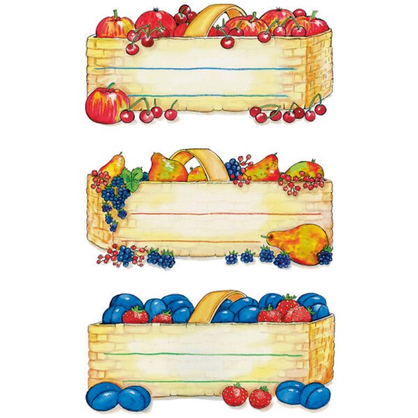 HERMA Étiquette de cuisine HOME Fraises, 76 x 35 mm