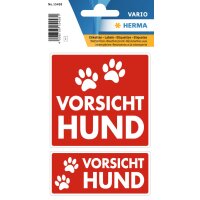 HERMA Hinweisetiketten Vorsicht Hund