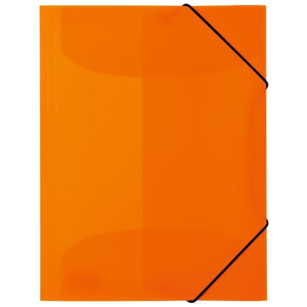 HERMA Chemise à élastiques, en PP, A4, orange fluo