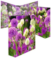 HERMA Classeur à motifs fleurs Purple Sensation, A4