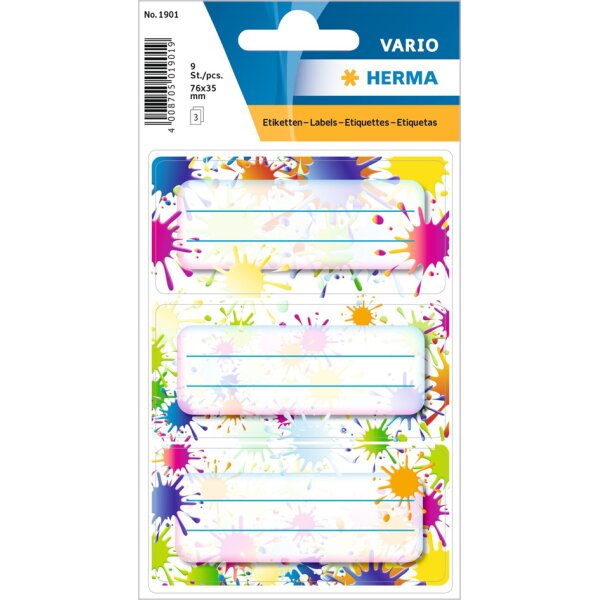 HERMA Étiquette pour livres VARIO Crayons, 76 x 35 mm