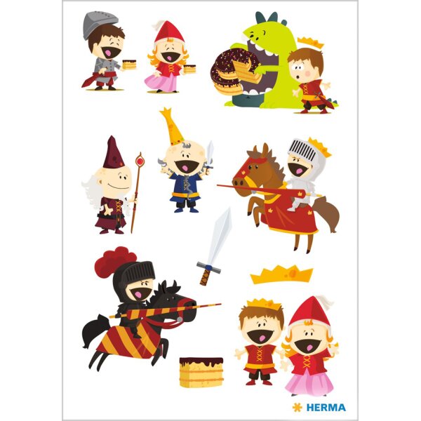 HERMA Sticker DECOR petits chevaliers, en papier