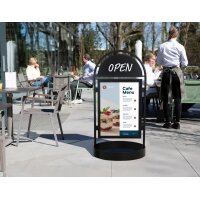 EUROPEL Plakatständer CITY SIGN, 1.300 x 670 x 670 mm