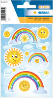 HERMA Sticker MAGIC Rainbow, en film, pailleté
