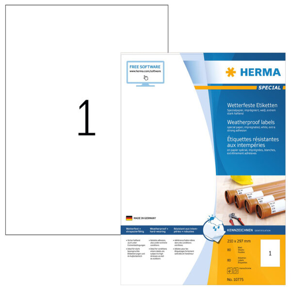 HERMA Étiquette en papier spécial résistant aux intempéries