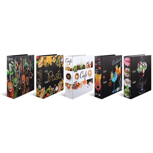 HERMA Assortiment de classeurs à motifs Flavors