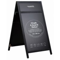 EUROPEL Panneau trottoir DELUXE, 660 x 1.280 mm, noir