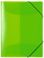 HERMA Eckspannermappe, aus PP, DIN A4, neon-grün