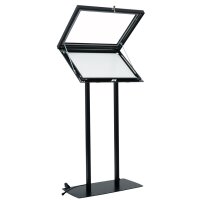 EUROPEL Menü-Schaukasten, freistehend, 2 x DIN A4