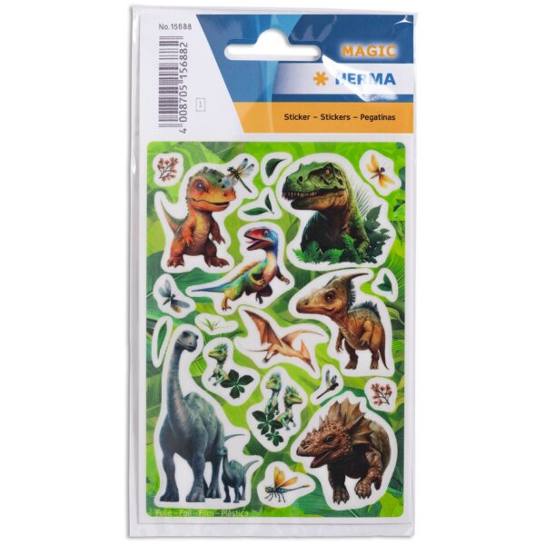 HERMA Sticker MAGIC "Drachen", aus Kunststoff, Neon