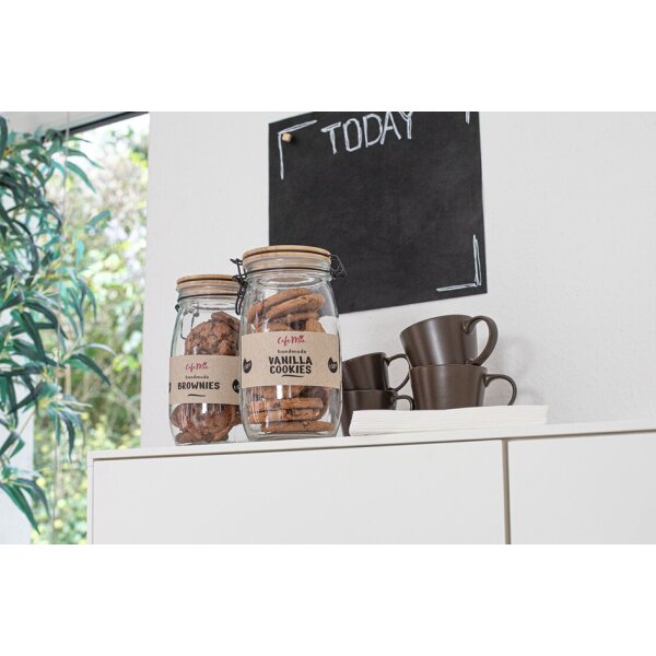 HERMA Etiketten aus Silphie-Papier, 25,4 x 10 mm, naturbraun