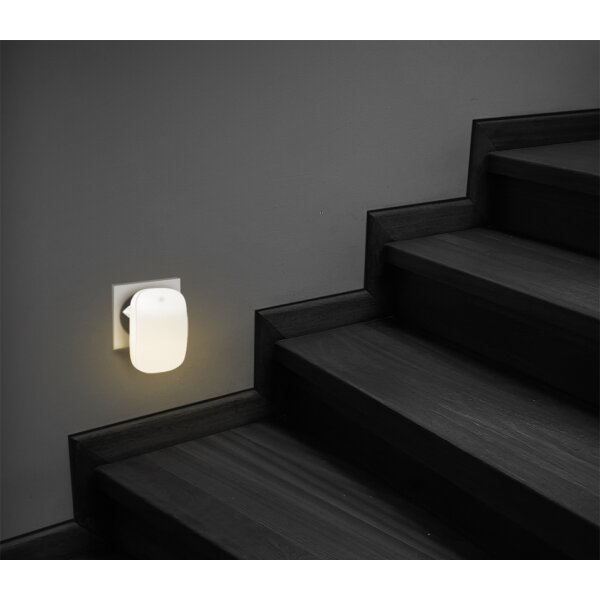 LogiLink LED-Orientierungslicht mit D&auml;mmerungssensor, weiss
