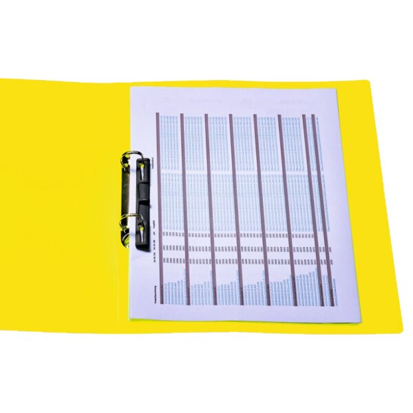 HERMA Classeur à anneaux, A4, 2 anneaux, vert fluo